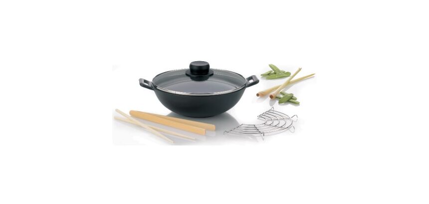 Set mini wok 24 cm 5 pièces