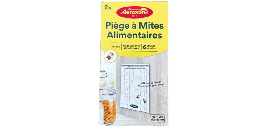 Piège collant - à mites alimentaires - lot de 2