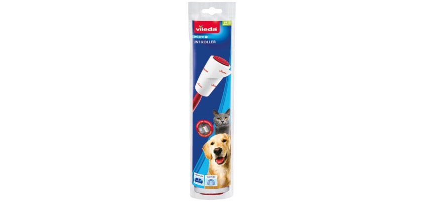 Brosse adhésive - Textile - Pet pro - 58 feuilles - GSB