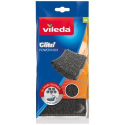 Eponge récurante Vileda Glitzi Power inox