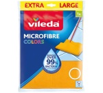 Serpillière microfibre - extra large - 49x60 cm - coloris assortis - GSB
