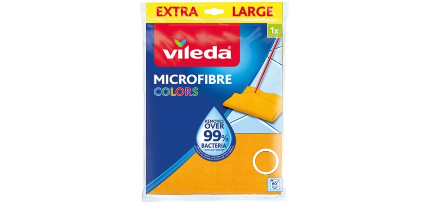 Serpillière microfibre - extra large - 49x60 cm - coloris assortis - GSB