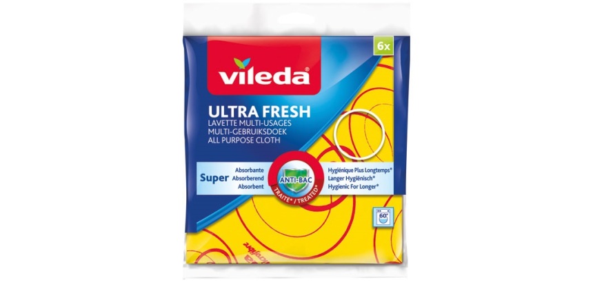 Lavette - multi-usages - Ultra Fresh - 34x34 cm - lot de 6 - GSB