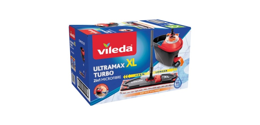 Kit complet lave-sol UltraMax turbo XL microfibre 2-en-1