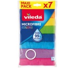 Lavette microfibre - Colors - 30x30 cm - lot de 7 - GSB