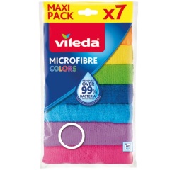 Lavette microfibre - Colors - 30x30 cm - lot de 7 - GSB