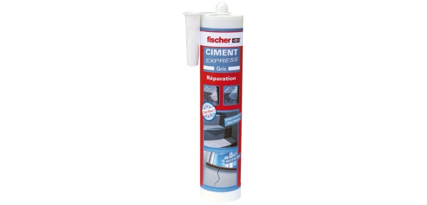 Ciment express cartouche 310ml gris