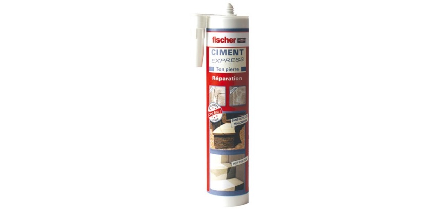Ciment express cartouche 310ml ton pierre