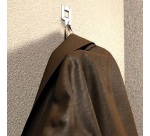 Crochet - Fast & Fix - supporte 5 Kg - blanc - lot de 8