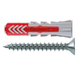 Cheville - DuoPower - 6 x 30 S - avec vis - boîte à fenêtre de 50