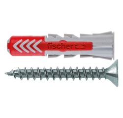 Cheville - DuoPower - 8 x 40 S - avec vis - boîte à fenêtre de 50