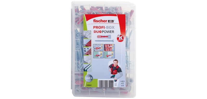Cheville - DuoPower - assortie avec vis - Profi-box de 160