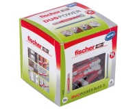 Cheville - DuoPower - 8 x 65 S - avec vis - boîte à fenêtre de 25