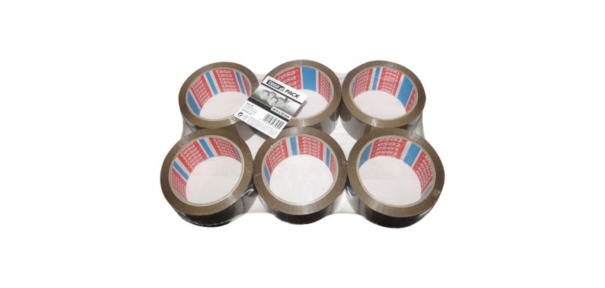 Promo emballage universal PP brun 66mx50mm lot de 6