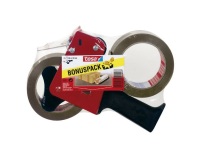 Dérouleur + 2 rouleaux de ruban adhésif - 66 m x 50 mm