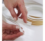 Bourrelet caoutchouc.p-profile 6x9mm L blanc 6 metres