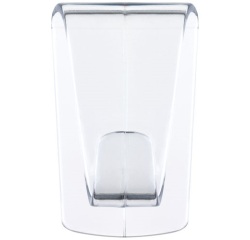 Crochet - Powerstrips - déco - supporte 1 Kg - transparent - lot de 2