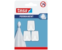 Crochet - Permanent - rectangualire - 30 x 23 x 15 mm - lot de 3