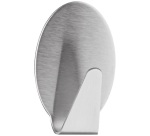 Crochet - Permanent - ovale - taille L - 43.5 x 26.3 x 20.7 mm - acier inox