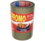 Lot de 2 rouleaux adhésifs + 1 gratuit - 66 m x 50 mm