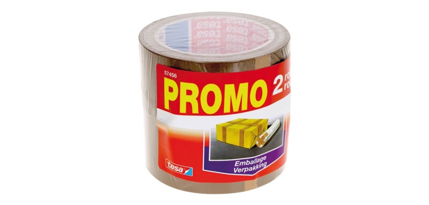 Lot de 2 rouleaux adhésifs 66 m x 50 mm