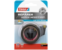 Ruban adhésif réparation toilé super résistant noir 2,75 m x 19 mm