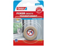 fixation objets double face transparent 1.5mx19mm