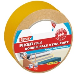 fixation sol double face moquette extrafort 25mx50mm