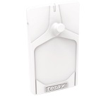 Clou adhésif - Powerstrips - pour papier peint & plâtre - supporte 0.5 Kg -