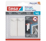 Clou adhésif - Powerstrips - pour papier peint & plâtre - supporte 1 Kg - l