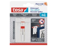 Clou adhésif ajustable - Powerstrips - pour papier peint & plâtre - support