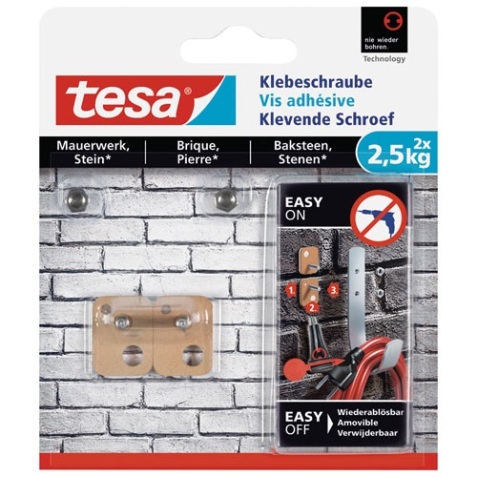 Vis adhésive rectangulaire pour brique et pierre 2.5kg