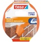 Ruban adhésif pvc orange pour bâtiment 33 m x 50 mm