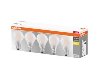Ampoule Led dépolie 7 W E27 chaud - Lot de 5