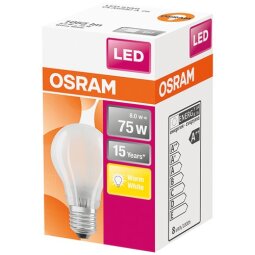 Ampoule Led - E27 - 7,5 W - Standard dépolie