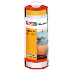 Easycover dérouleur + bache et ruban de masquage 17 m x 2.6 m