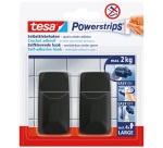 Crochet L - Powerstrips - auto adhésifs - rectangulaire - 57 x 21 x 29 mm -