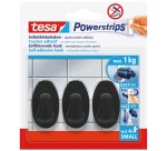 Crochet S - Powerstrips - auto adhésifs - ovale - 44.5 x 17 x 25.5 mm - sup