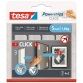 Adhésif - Powerstrip Click - taille S - supporte 1.8 Kg - blanc - lot de 4