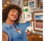 Adhésif - Powerstrip Click - taille M - supporte 5.4 Kg - blanc - lot de 4