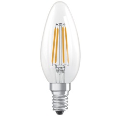 LED - flamme - Rétrofit Classic B - dimmable - E14 - 5W - 2700 K - blanc ch