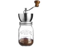 Moulin à café manuel en verre et inox