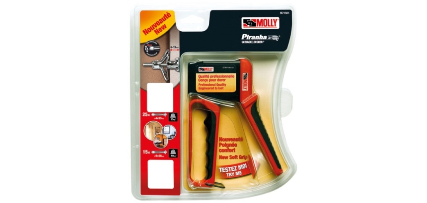 Kit - valibox pince + 40 chevilles avec vis assortis