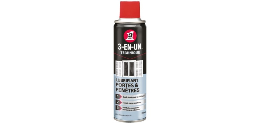 Bombe lubrifiant Portes et Fenêtres - 250 mL