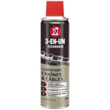 Bombe lubrifiant chaînes et câbles- 250 mL