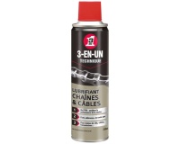 Bombe lubrifiant chaînes et câbles- 250 mL