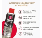 Bombe lubrifiant chaînes et câbles- 250 mL