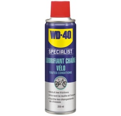 Lubrifiant Chaîne Vélo Toutes Conditions WD-40 SPECIALIST 250 mL