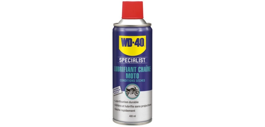 Lubrifiant chaine moto hautes performances conditions seches - 400 mL