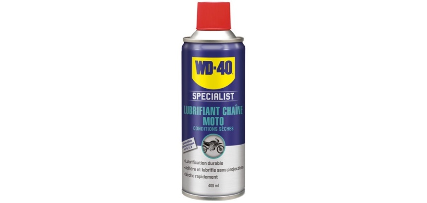 Lubrifiant chaine moto hautes performances conditions seches - 400 mL